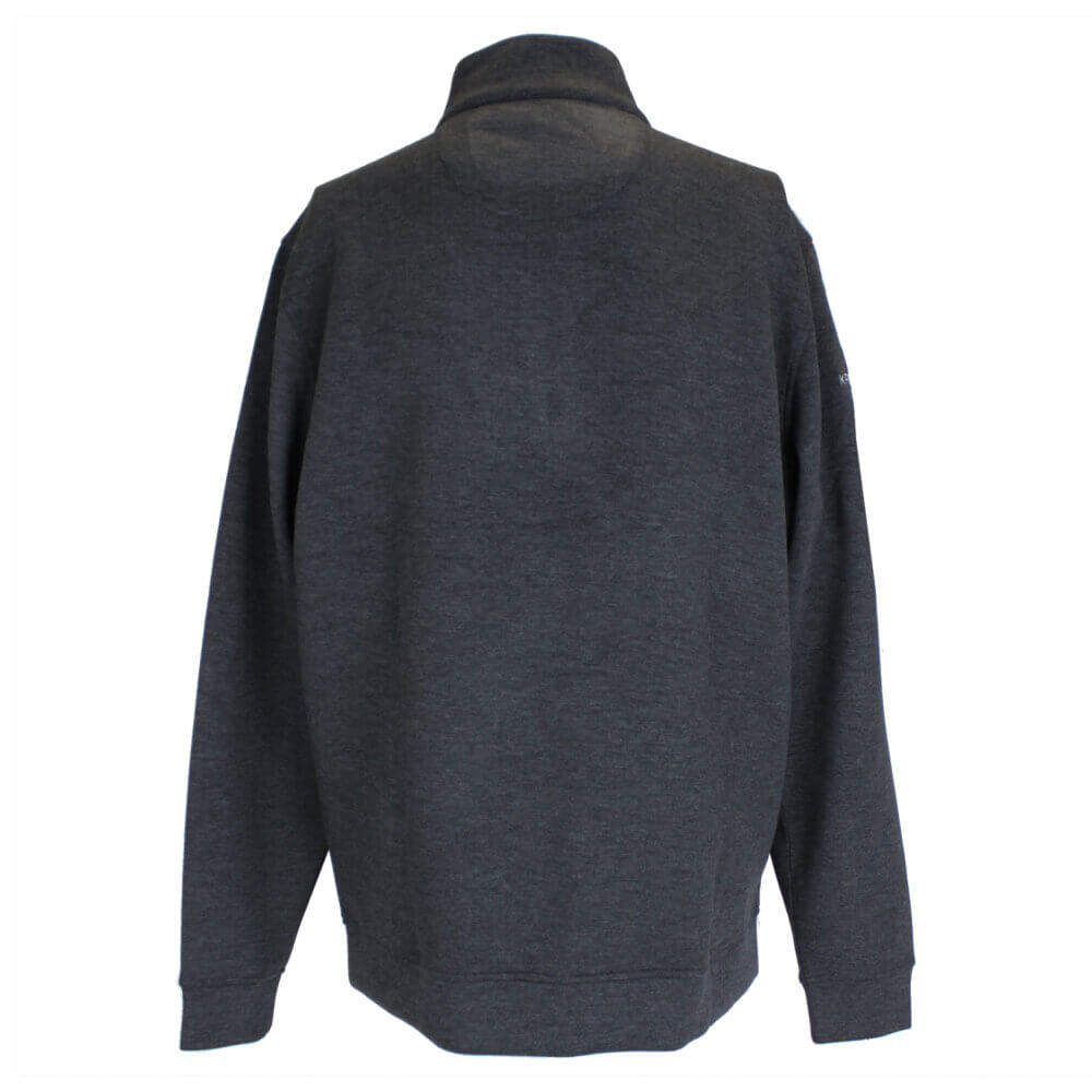 Men’s “The Spring” 1/4 Zip Jacket, Black Heather