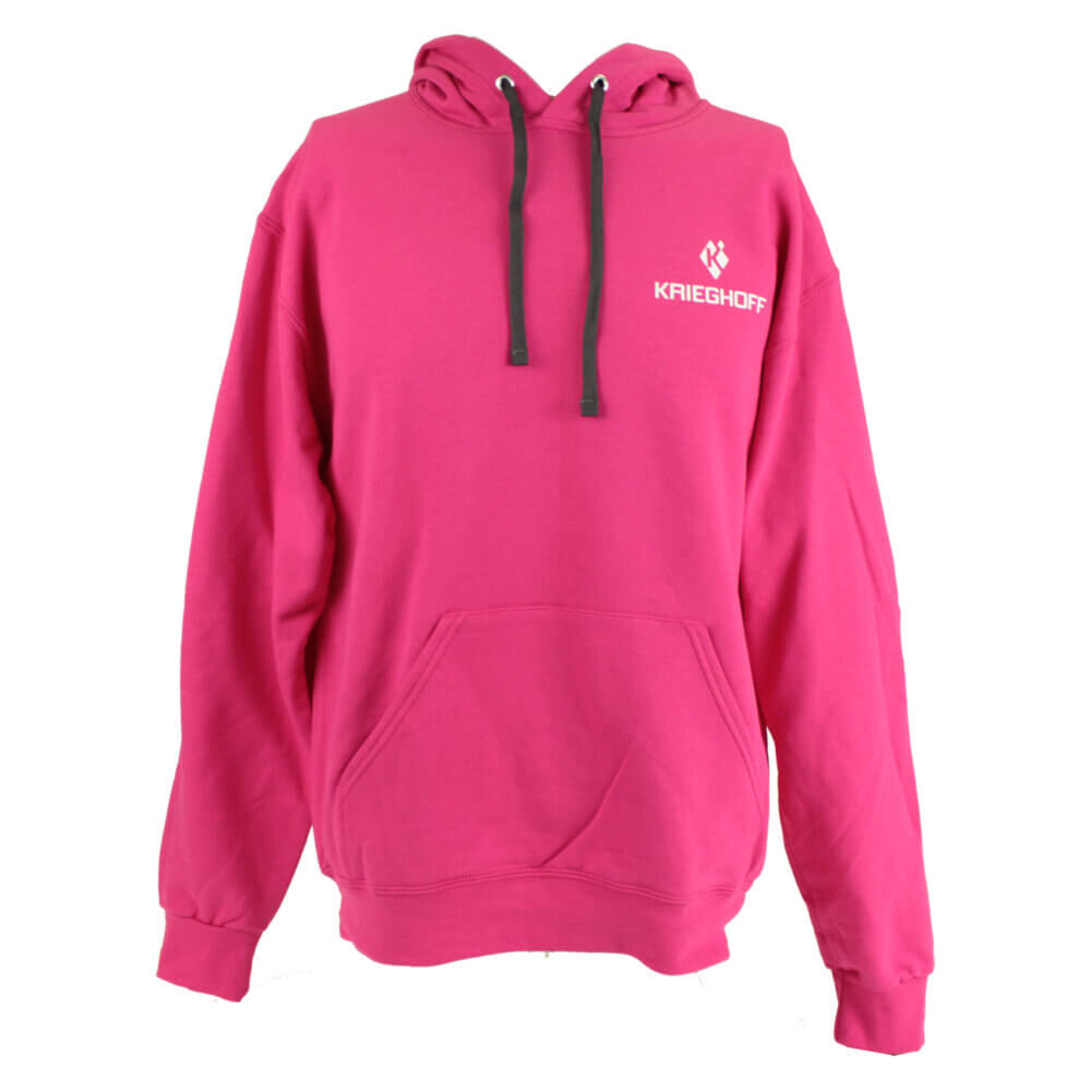 Krieghoff Hooded Sweatshirt, Pink – 2XL Only
